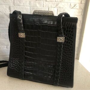 Black Vintage Brighton Shoulder Bag